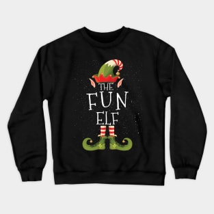 FUN Elf Family Matching Christmas Group Funny Gift Crewneck Sweatshirt